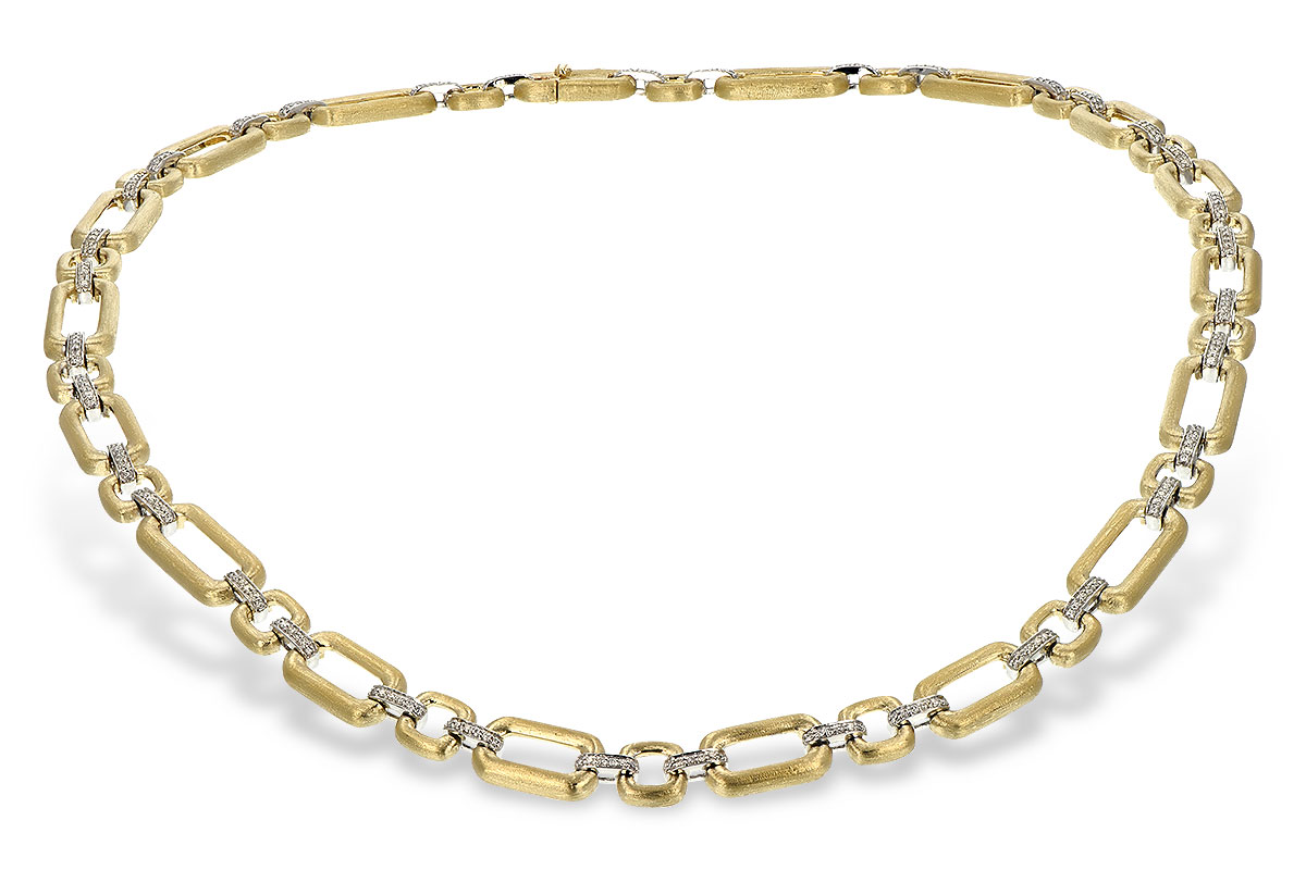 A198-49192: NECKLACE .80 TW (17 INCHES)