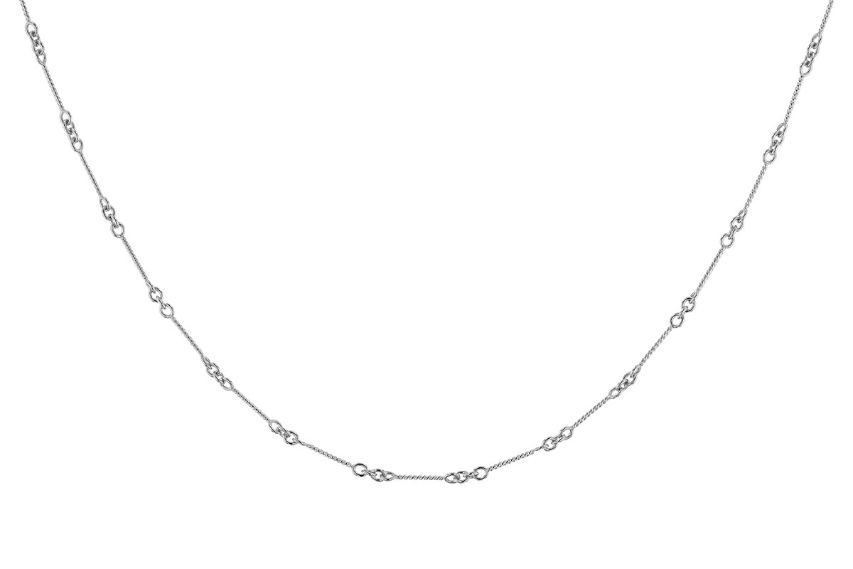 A283-05610: TWIST CHAIN (22IN, 0.8MM, 14KT, LOBSTER CLASP)