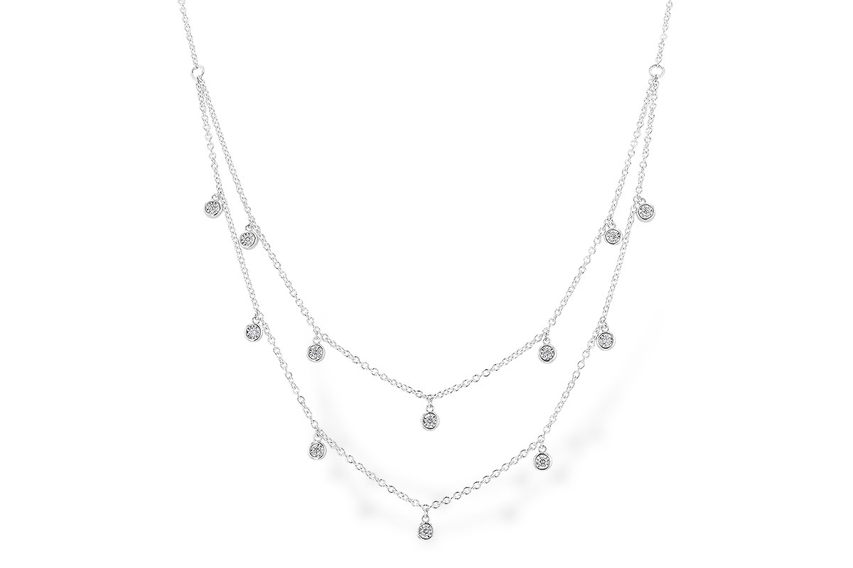 B283-01074: NECKLACE .22 TW (18 INCHES)