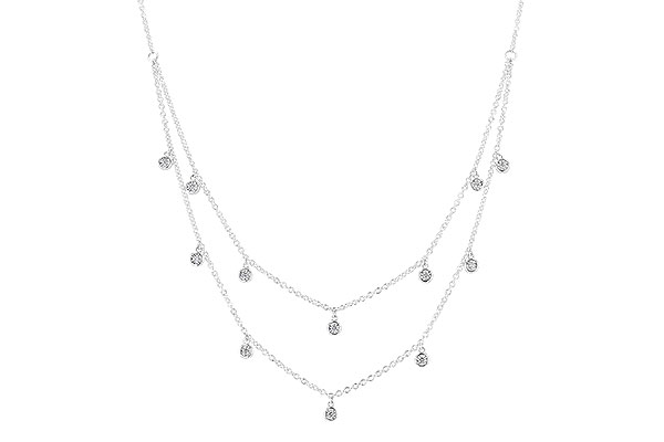 B283-01074: NECKLACE .22 TW (18 INCHES)