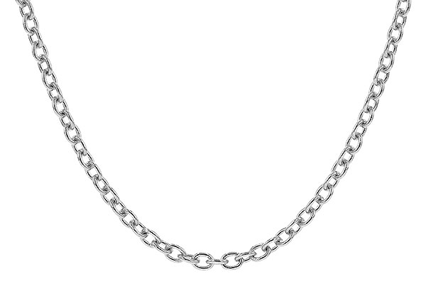 C283-06483: CABLE CHAIN (1.3MM, 14KT, 18IN, LOBSTER CLASP)
