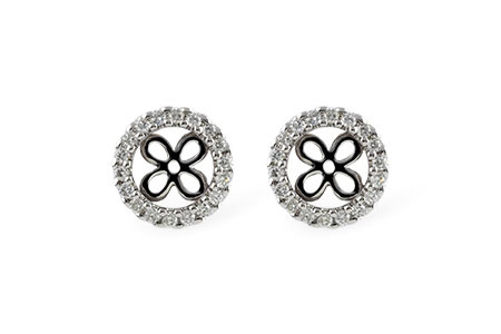 E196-67383: EARRING JACKETS .30 TW (FOR 1.50-2.00 CT TW STUDS)