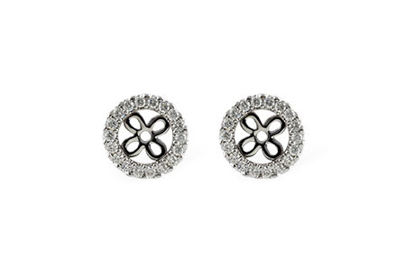 F196-67374: EARRING JACKETS .24 TW (FOR 0.75-1.00 CT TW STUDS)