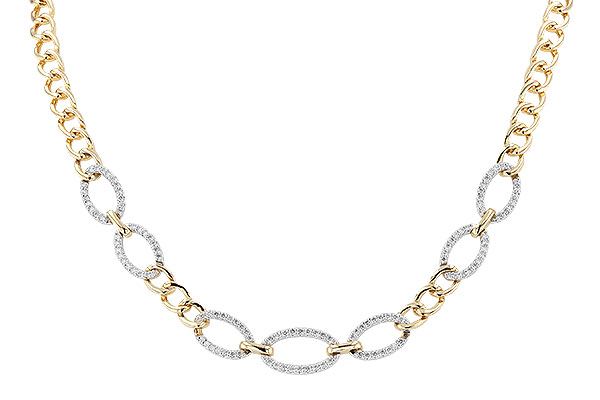 K283-01946: NECKLACE 1.12 TW (17")(INCLUDES BAR LINKS)