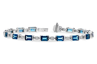 H282-11037: BRACELET 7.90 LONDON BLUE TOPAZ 8.13 TGW